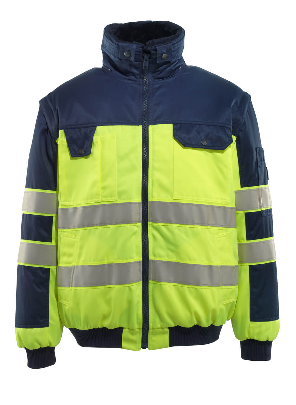 MASCOT SAFE IMAGE Pilotjacke - Hi-vis Gelb/Marine