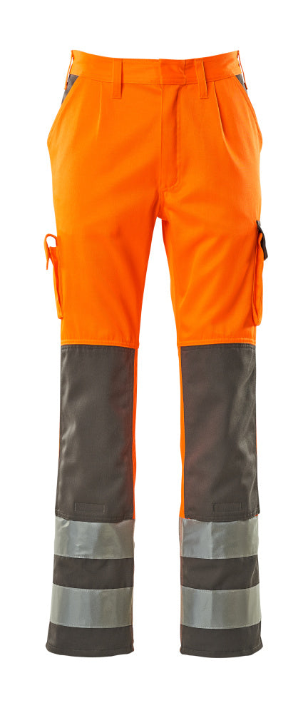 MASCOT SAFE COMPETE Hose mit Knietaschen - Hi-vis Orange/Anthrazit