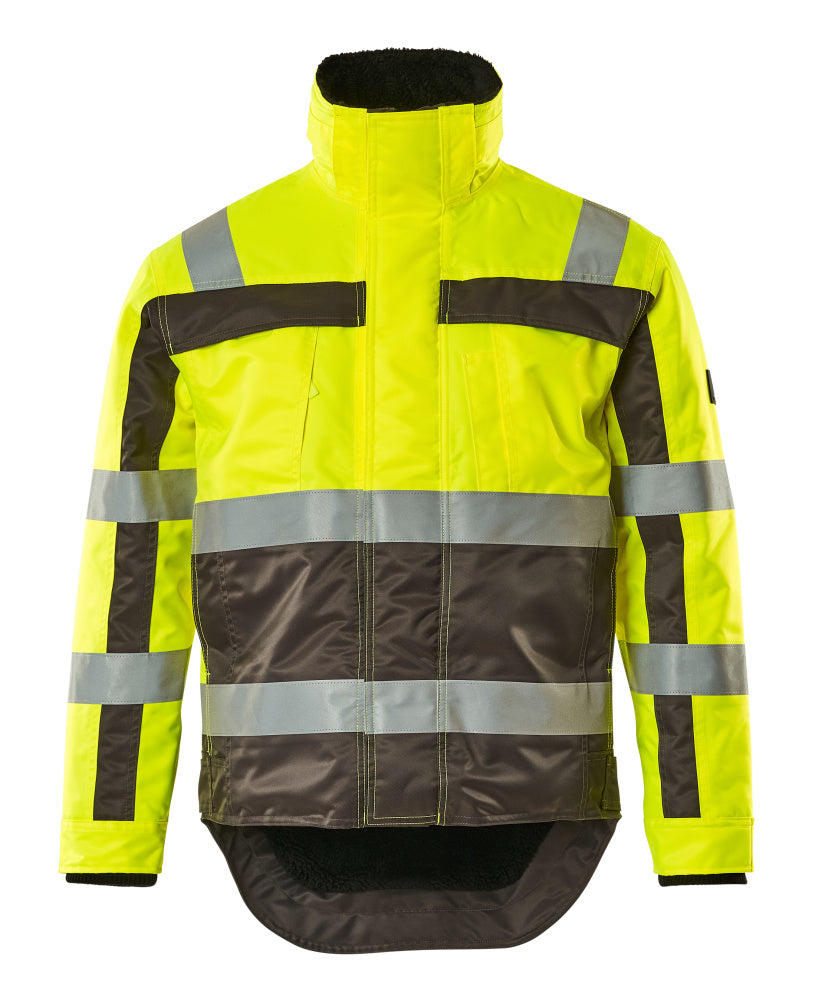 MASCOT SAFE COMPETE Winterjacke - Hi-vis Gelb/Anthrazit