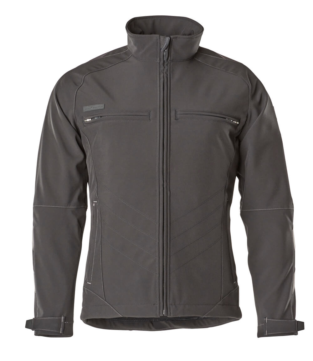 MASCOT UNIQUE Softshell Jacke - Schwarz