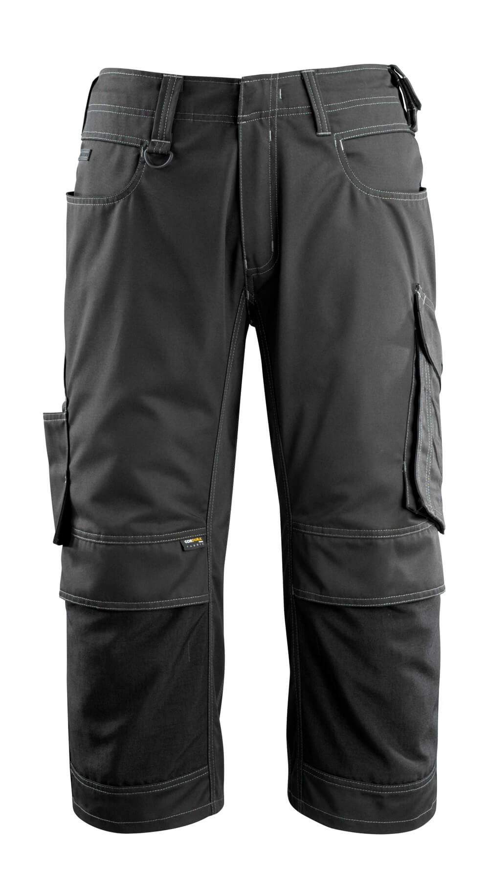 MASCOT UNIQUE Dreiviertel-Hose mit Knietaschen - Schwarz
