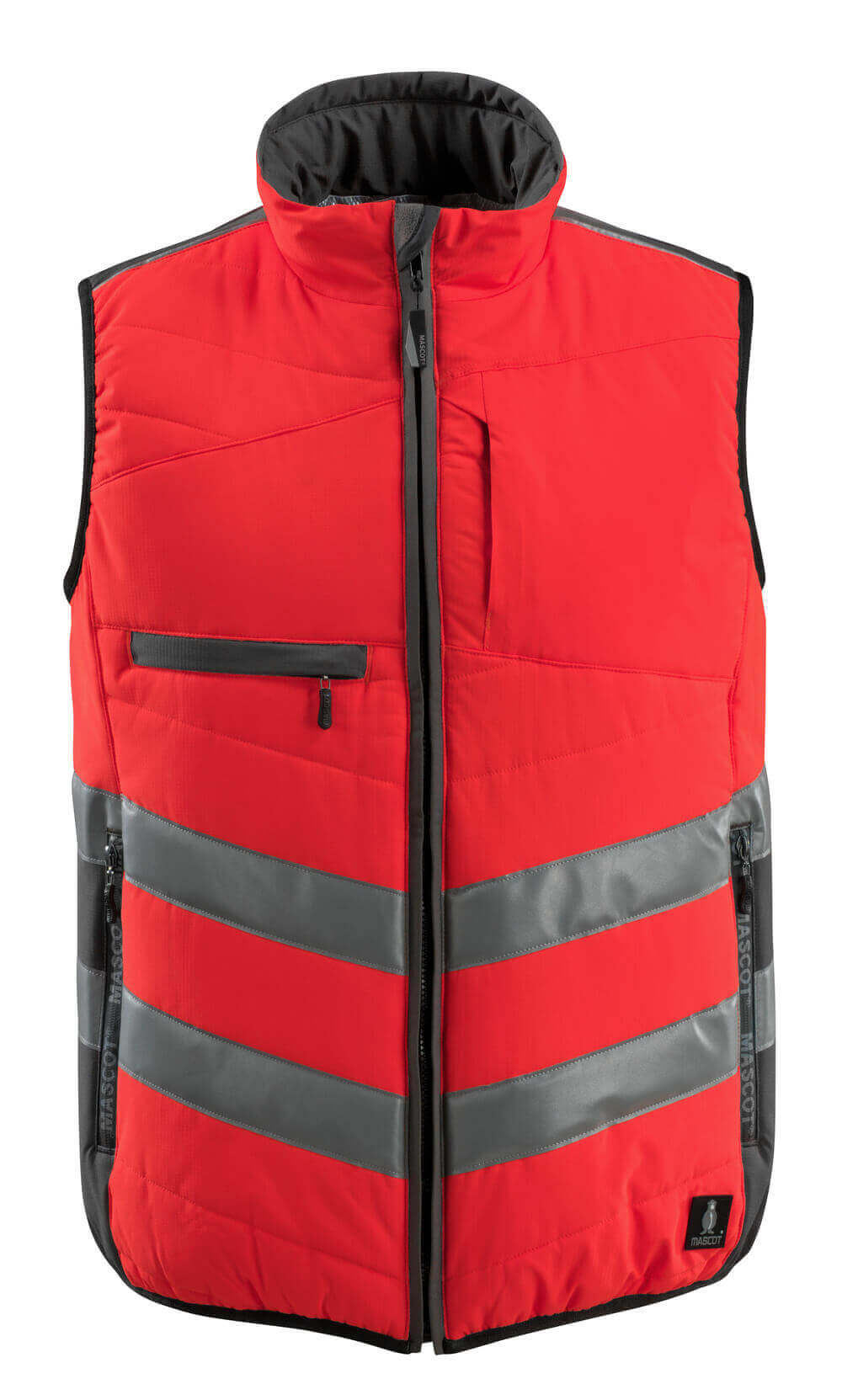 MASCOT SAFE SUPREME Winterweste - Hi-vis Rot/Dunkelanthrazit