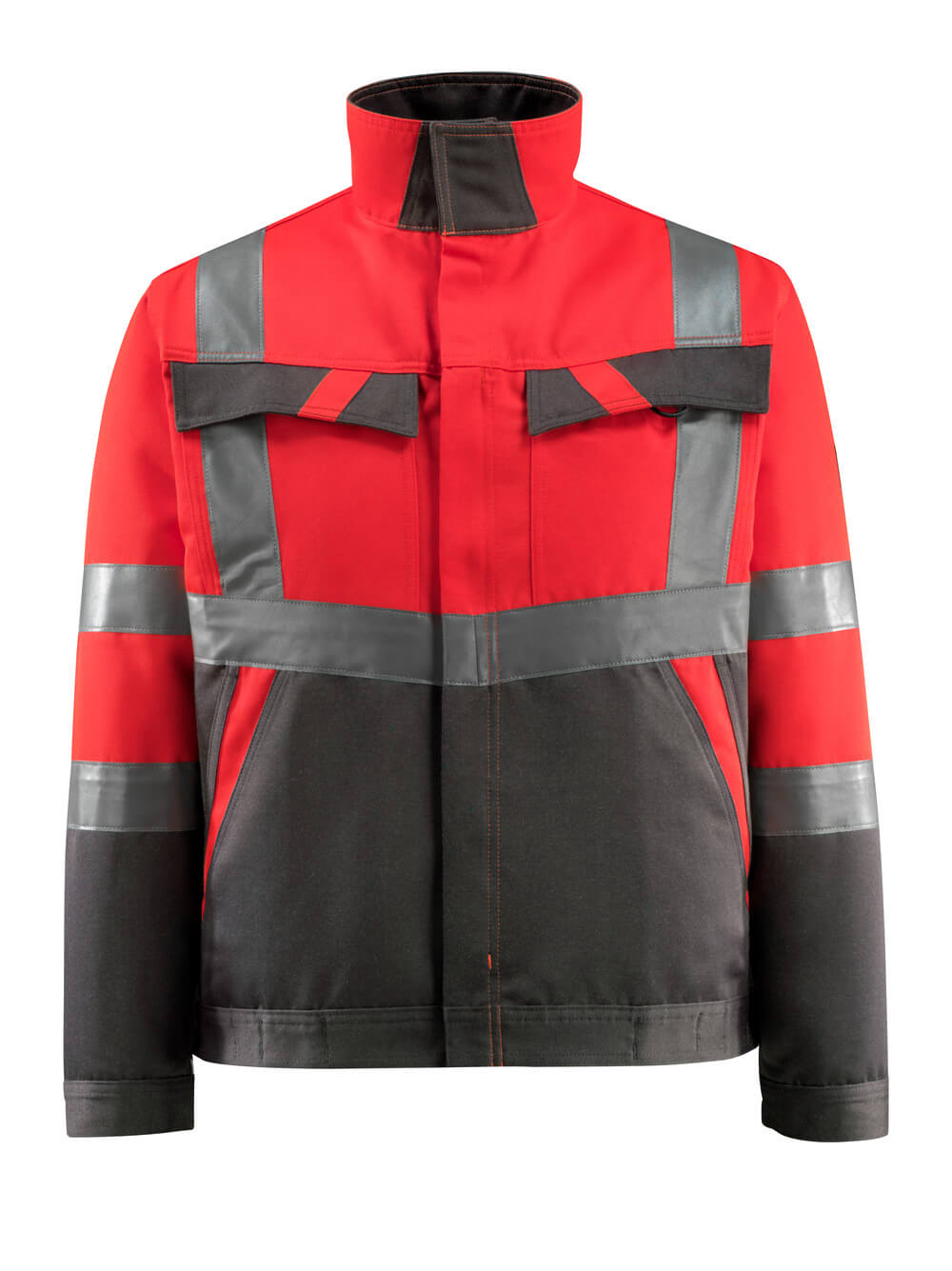 MASCOT SAFE LIGHT Jacke - Hi-vis Rot/Dunkelanthrazit