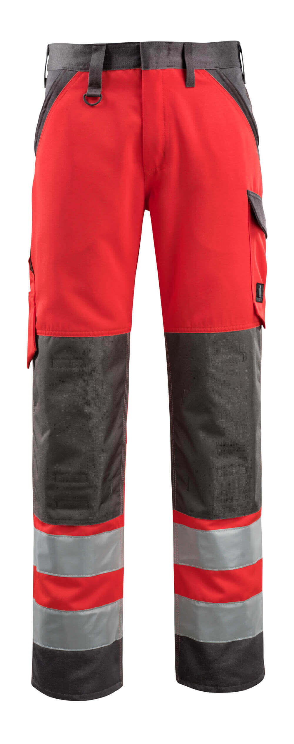 MASCOT SAFE LIGHT Hose mit Knietaschen - Hi-vis Rot/Dunkelanthrazit