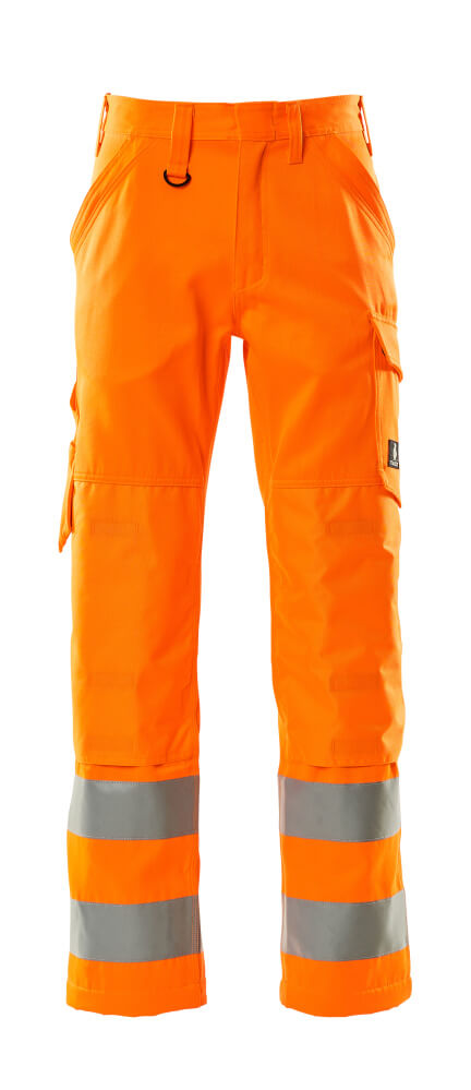 MASCOT SAFE LIGHT Hose mit Knietaschen - Hi-vis Orange