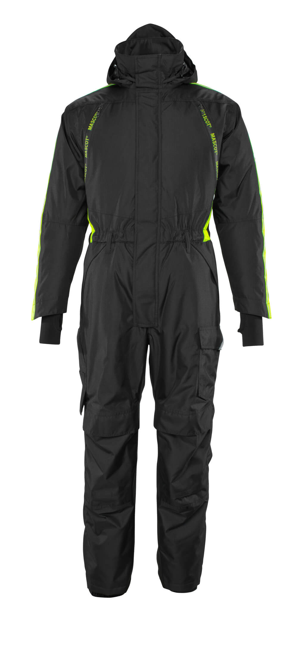 MASCOT HARDWEAR Winteroverall - Schwarz/Hi-vis Gelb