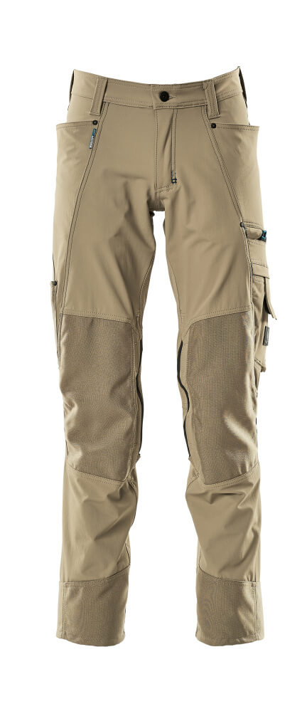 MASCOT ADVANCED Hose mit Knietaschen - Hellkhaki