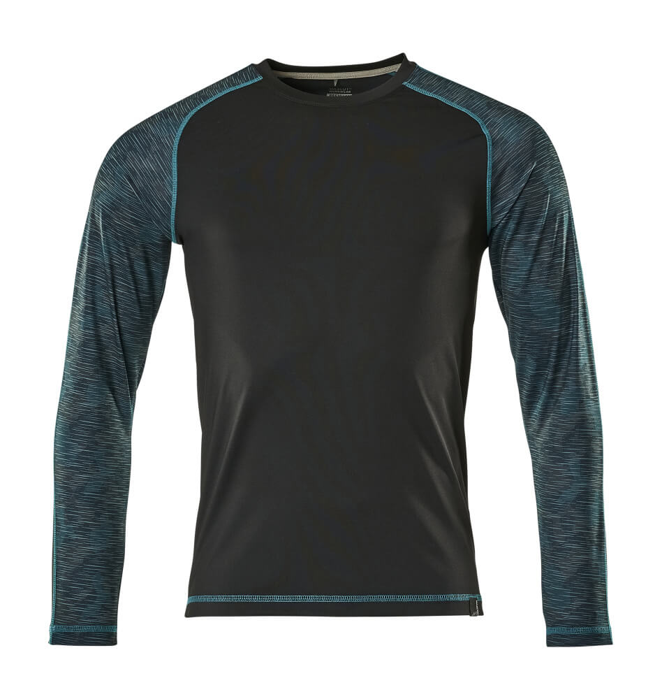 MASCOT ADVANCED T-Shirt, Langarm - Schwarz