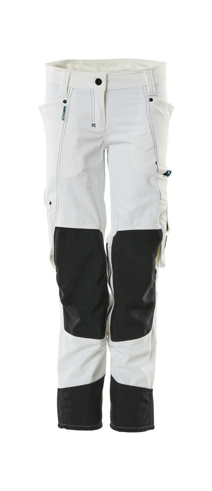 MASCOT ADVANCED Hose mit Knietaschen - Weiß