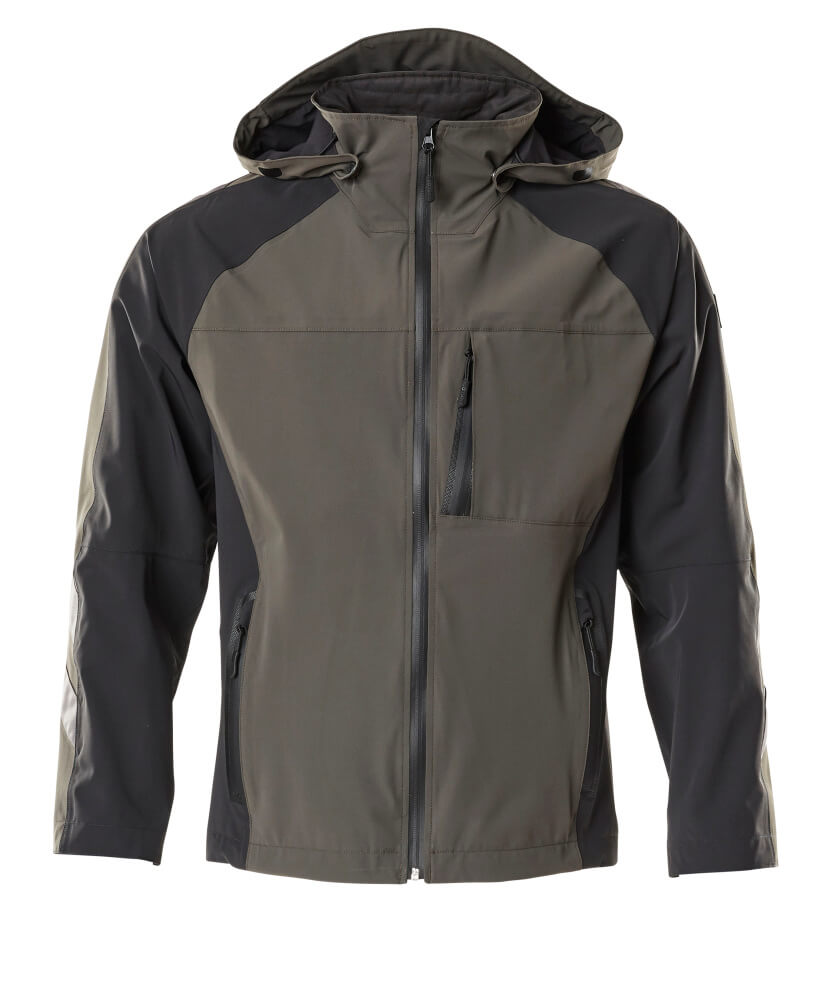 MASCOT UNIQUE Hard Shell Jacke - Dunkelanthrazit/Schwarz