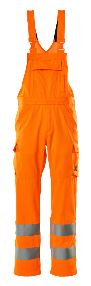 MASCOT SAFE LIGHT Latzhose - Hi-vis Orange