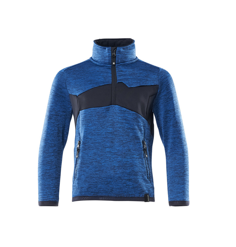 MASCOT ACCELERATE Fleecepullover für Kinder - Azurblau/Schwarzblau