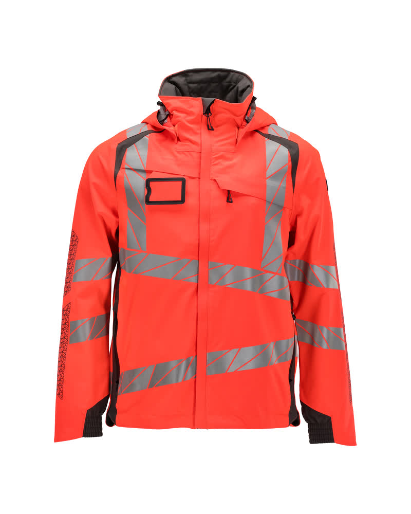 MASCOT ACCELERATE SAFE Hard Shell Jacke - Hi-vis Rot/Dunkelanthrazit