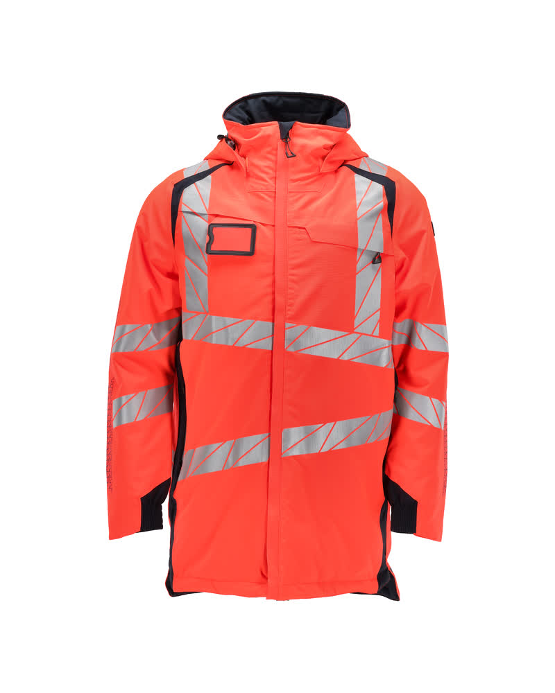 MASCOT ACCELERATE SAFE Parka - Hi-vis Rot/Schwarzblau