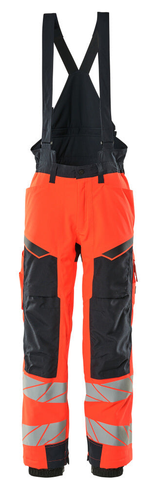 MASCOT ACCELERATE SAFE Winterhose - Hi-vis Rot/Schwarzblau