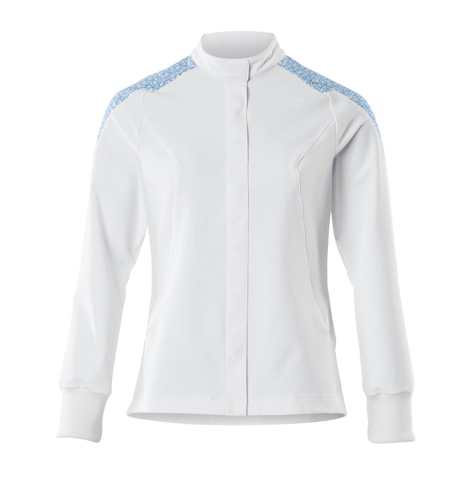 MASCOT FOOD & CARE Jacke - Weiß/Azurblau