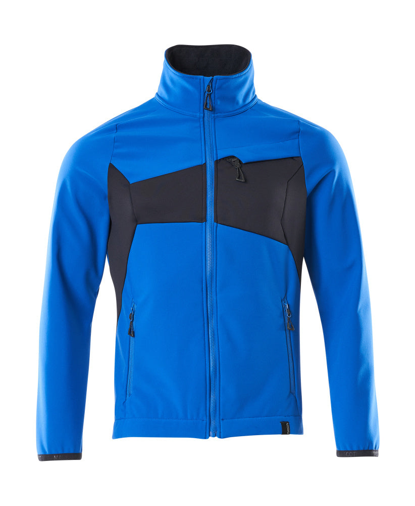MASCOT ACCELERATE Softshell Jacke - Azurblau/Schwarzblau