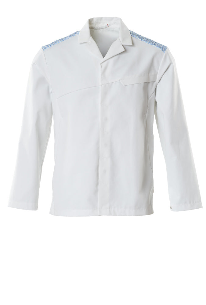 MASCOT FOOD & CARE Jacke - Weiß/Azurblau