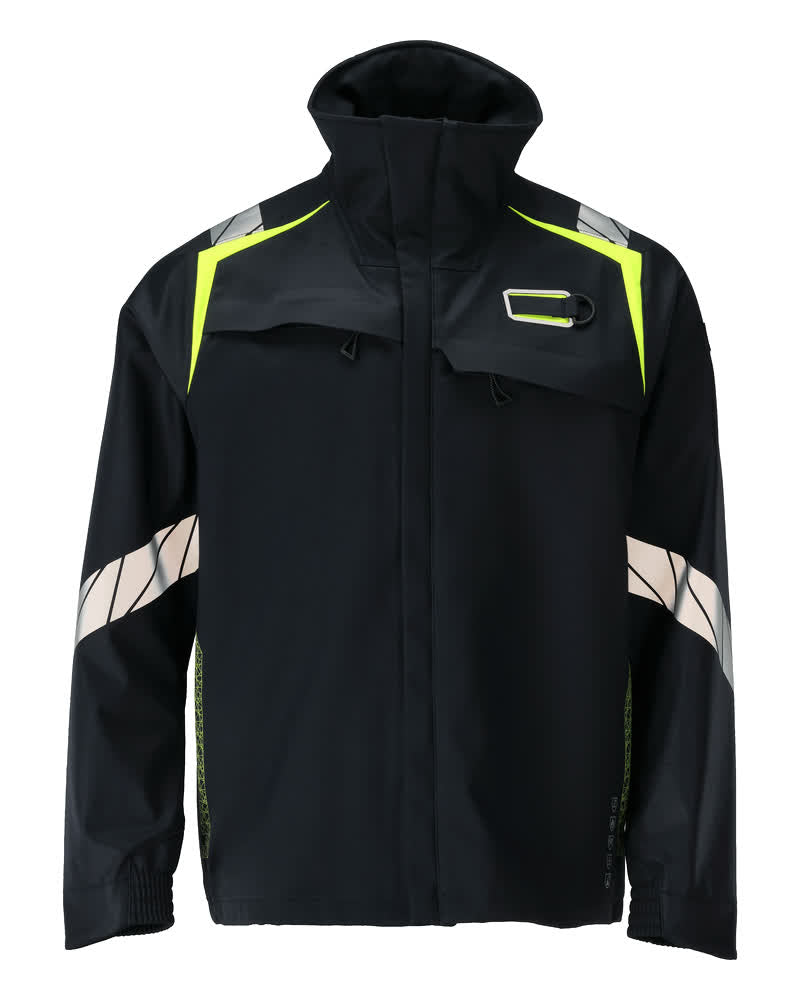 MASCOT ACCELERATE MULTISAFE Softshell Jacke - Schwarzblau/Hi-vis Gelb