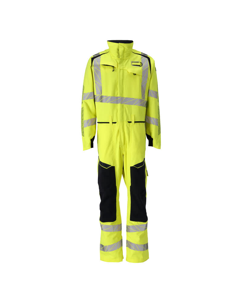 MASCOT ACCELERATE MULTISAFE Overall mit Knietaschen - Hi-vis Gelb/Schwarzblau