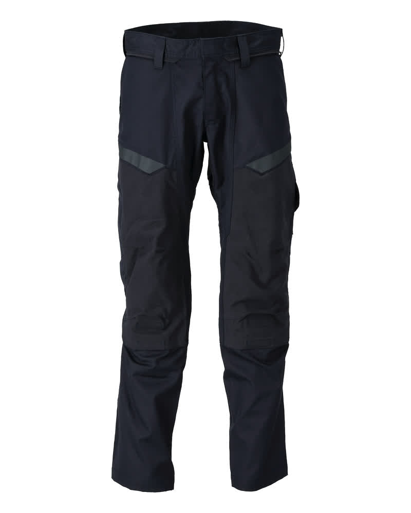 MASCOT ACCELERATE MULTISAFE Hose mit Knietaschen - Schwarzblau/Hi-vis Gelb