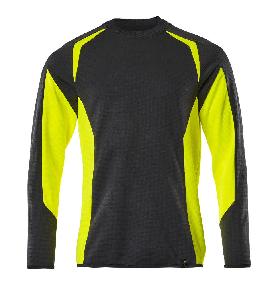 MASCOT ACCELERATE SAFE Sweatshirt - Schwarz/Hi-vis Gelb
