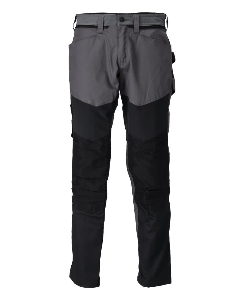 MASCOT CUSTOMIZED Hose mit Knietaschen - Anthrazitgrau/Schwarz