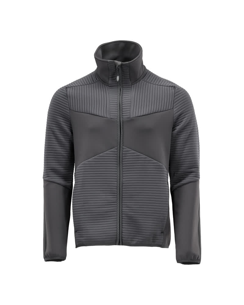 MASCOT CUSTOMIZED Fleecepullover mit Reißverschluss - Anthrazitgrau