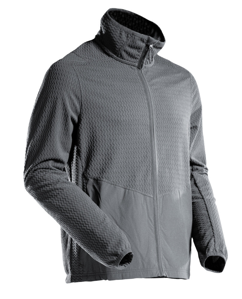 MASCOT CUSTOMIZED Microfleece Pullover mit Reißverschluss - Anthrazitgrau