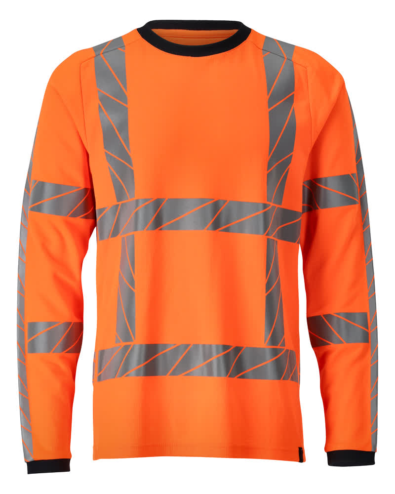 MASCOT ACCELERATE SAFE T-Shirt, Langarm - Hi-vis Orange