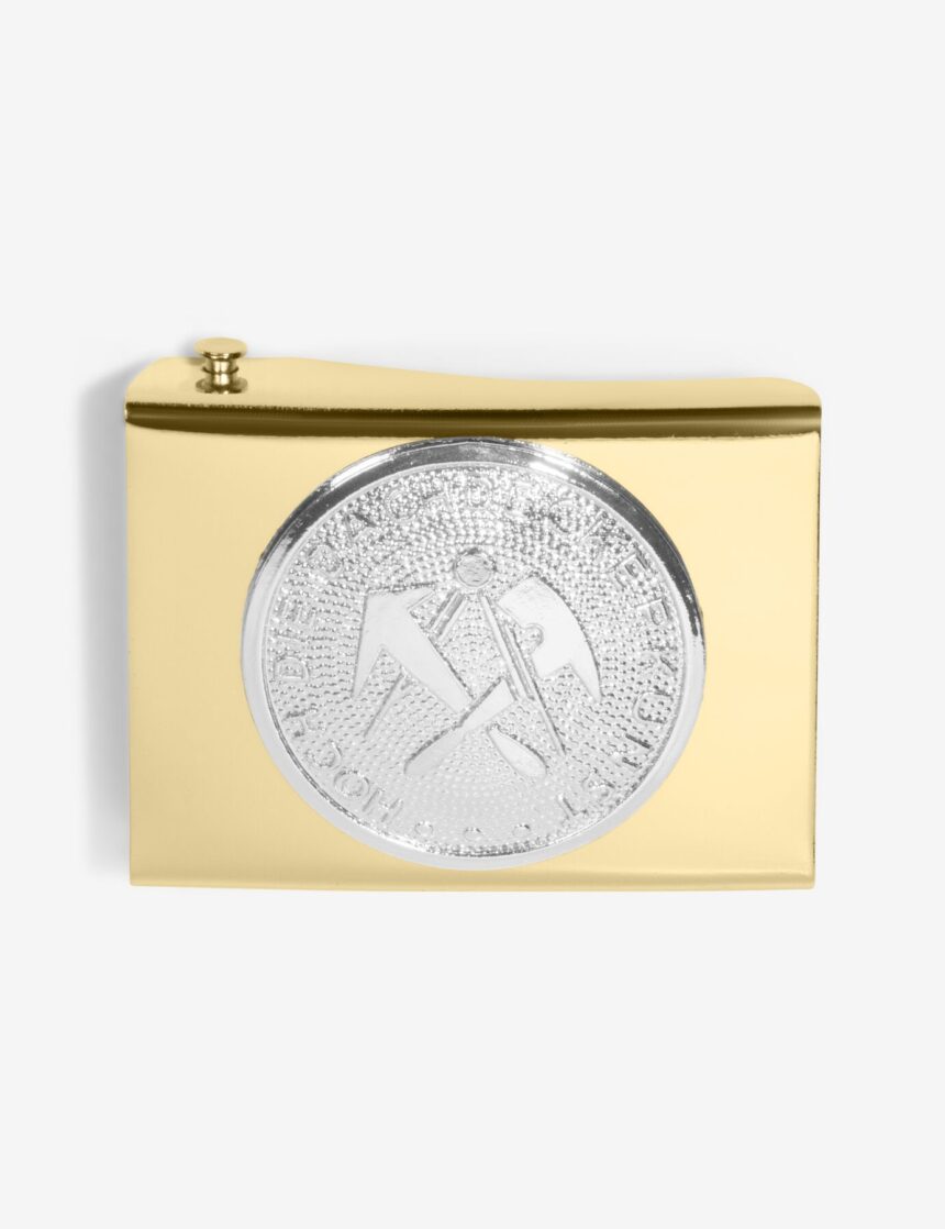 FHB EIKE Koppelschloss Dachdecker gold