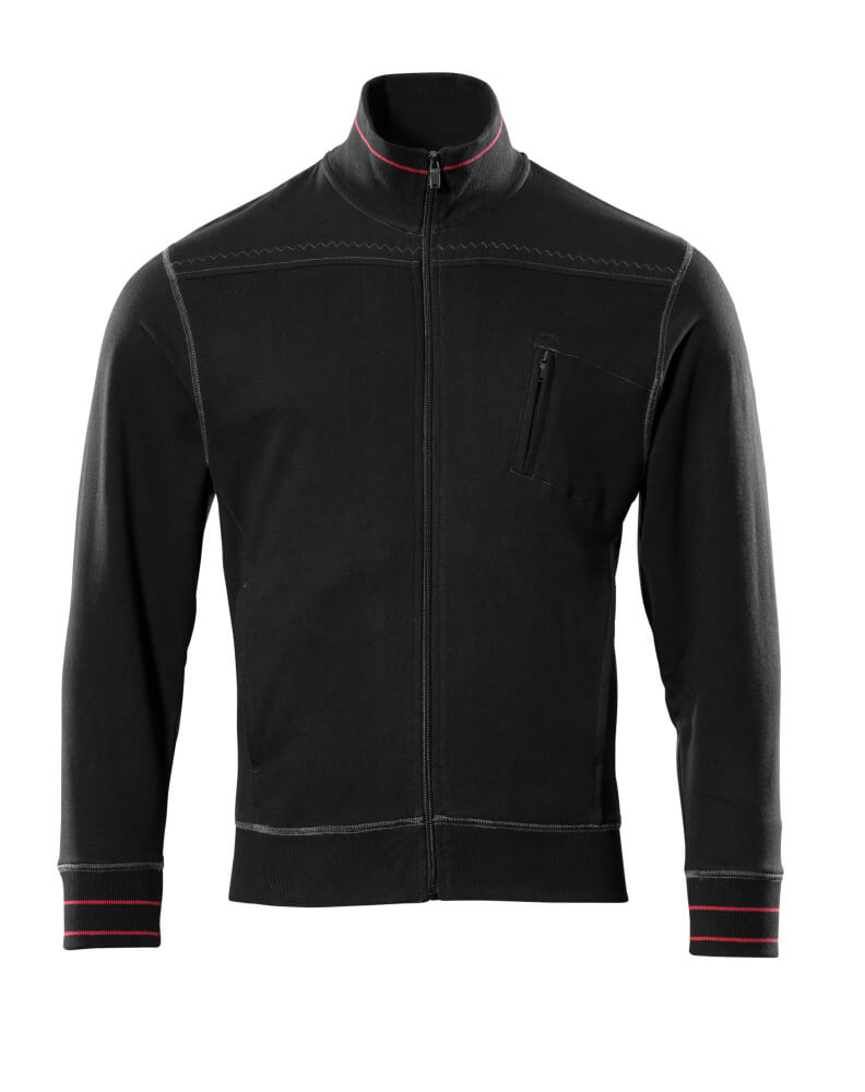 MASCOT FRONTLINE Sweatshirt mit Reißverschluss - Schwarz