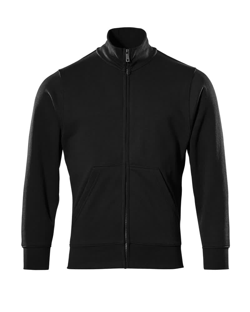 MASCOT CROSSOVER Sweatshirt mit Reißverschluss - Vollschwarz