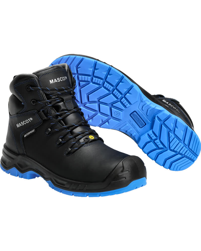 MASCOT FOOTWEAR FLEX Sicherheitsstiefel - Schwarz/Kornblau