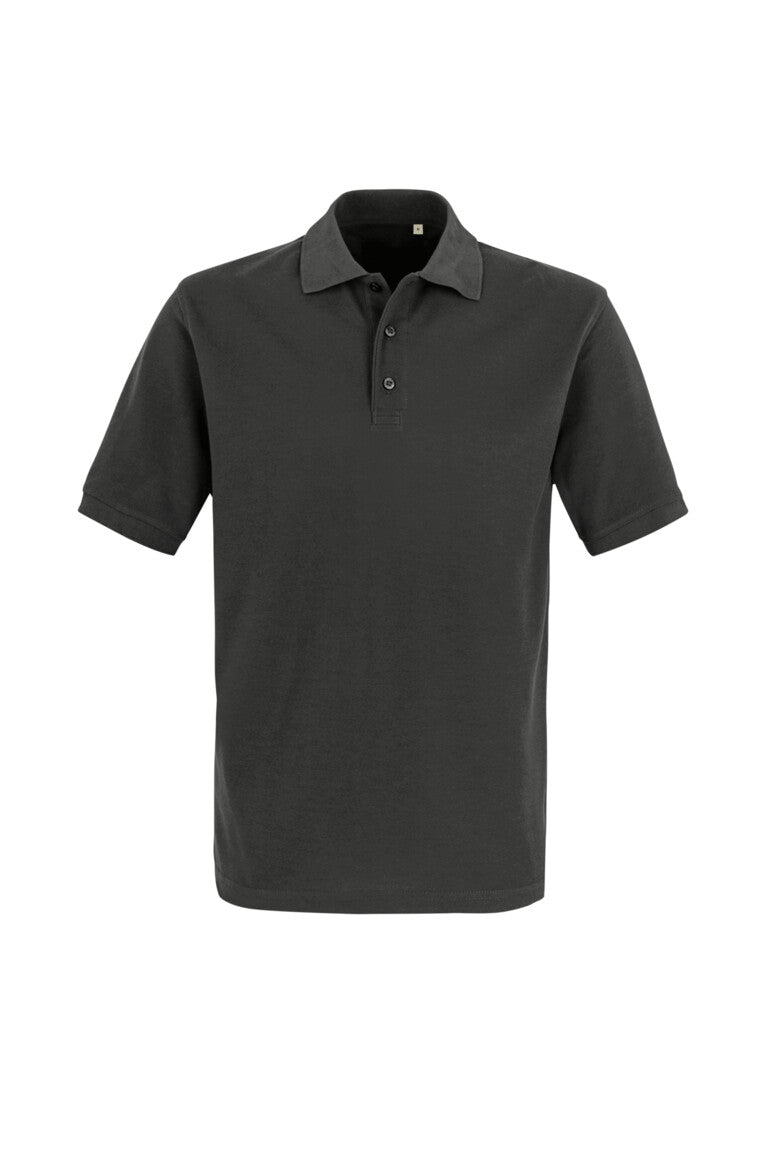 HAKRO Label-Free Poloshirt Heavy MIKRALINAR® ECO Unisex (0503) – Karbongrau