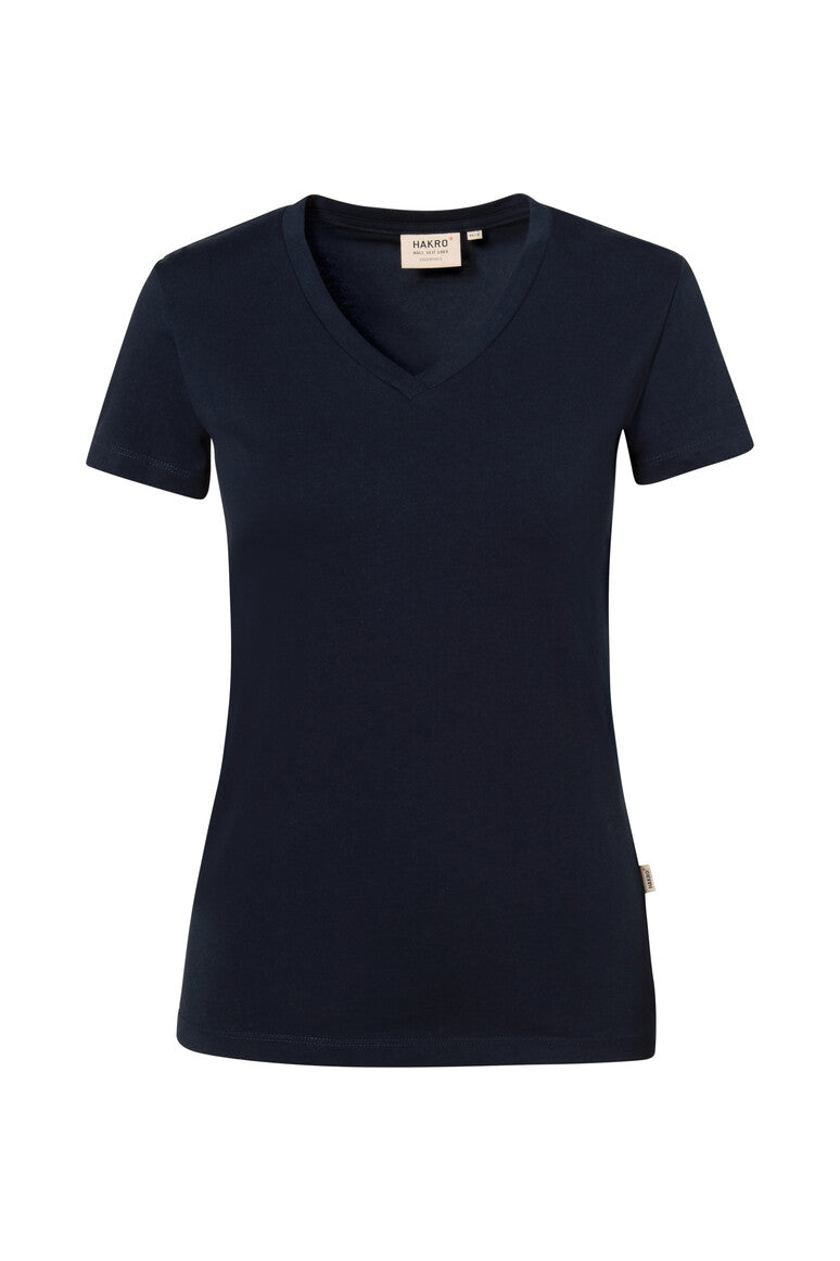 HAKRO V-Shirt Stretch Damen (0172) – Weiß (034)