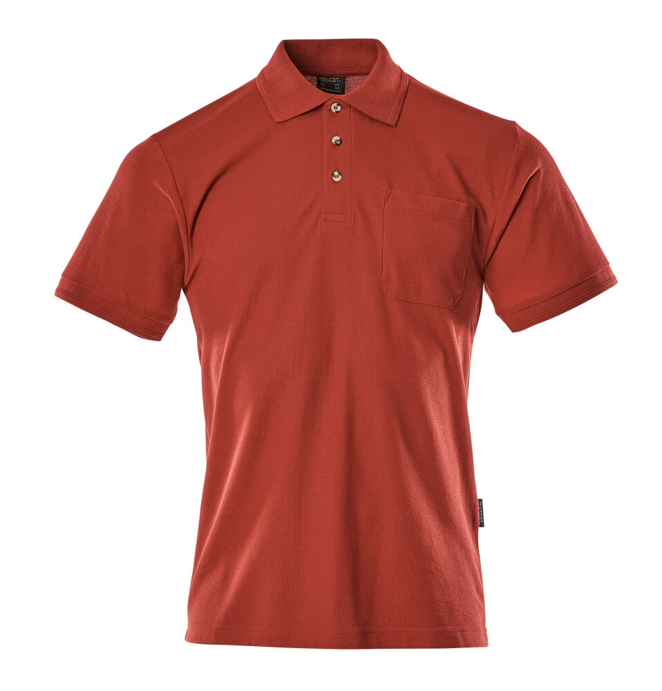MASCOT CROSSOVER Polo-Shirt mit Brusttasche - Rot