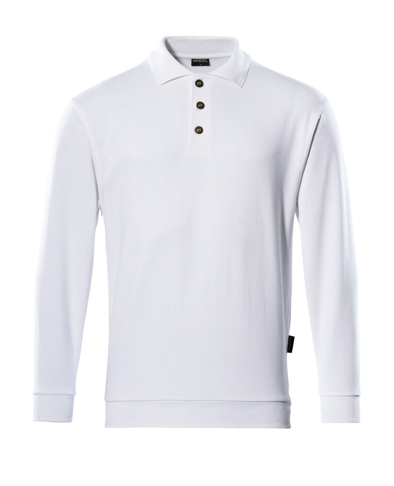 MASCOT CROSSOVER Polo-Sweatshirt - Weiß