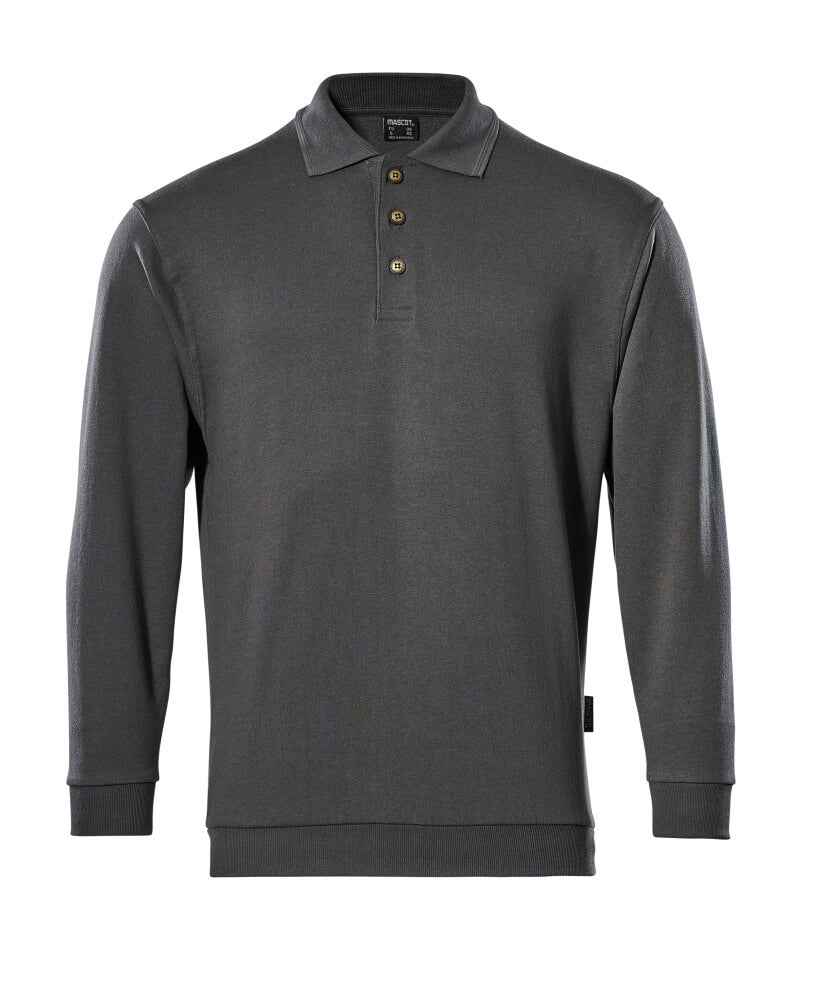 MASCOT CROSSOVER Polo-Sweatshirt - Dunkelanthrazit