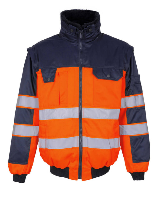 MASCOT SAFE IMAGE Pilotjacke - Hi-vis Orange/Marine