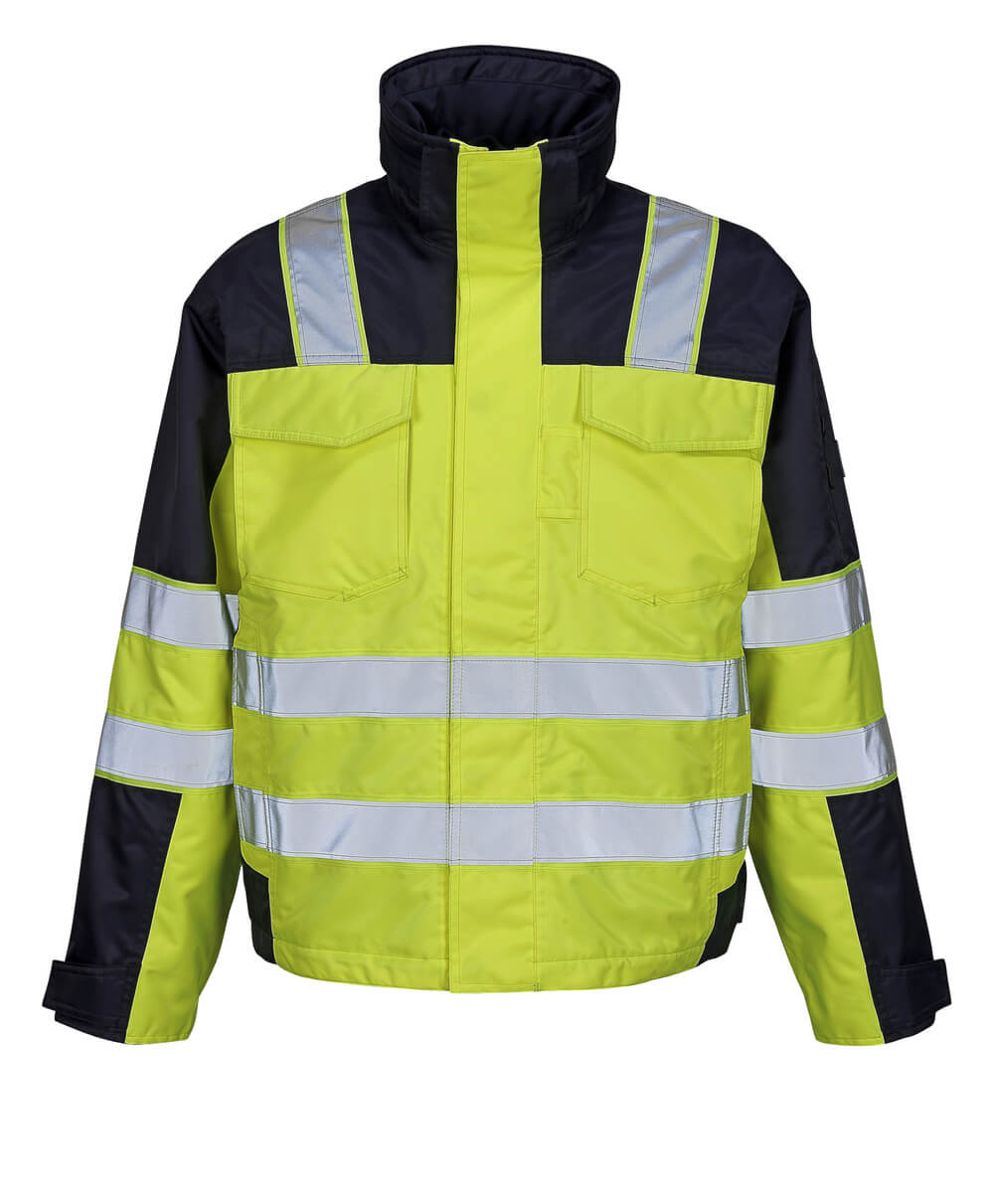 MASCOT SAFE IMAGE Winterjacke - Hi-vis Gelb/Marine