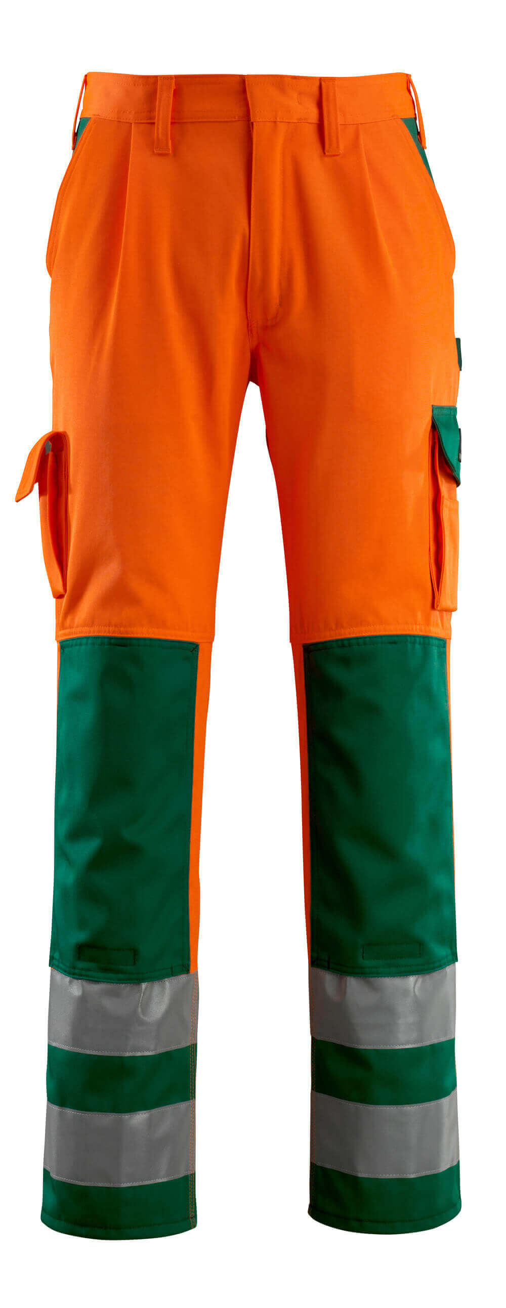 MASCOT SAFE COMPETE Hose mit Knietaschen - Hi-vis Orange/Grün