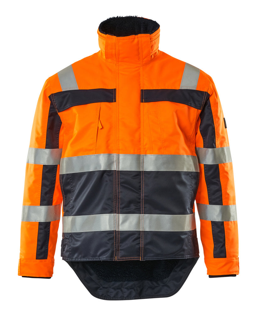 MASCOT SAFE COMPETE Winterjacke - Hi-vis Orange/Marine