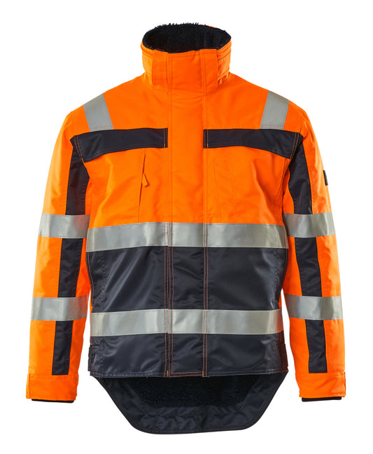 MASCOT SAFE COMPETE Winterjacke - Hi-vis Orange/Marine