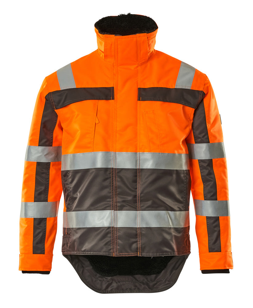 MASCOT SAFE COMPETE Winterjacke - Hi-vis Orange/Anthrazit