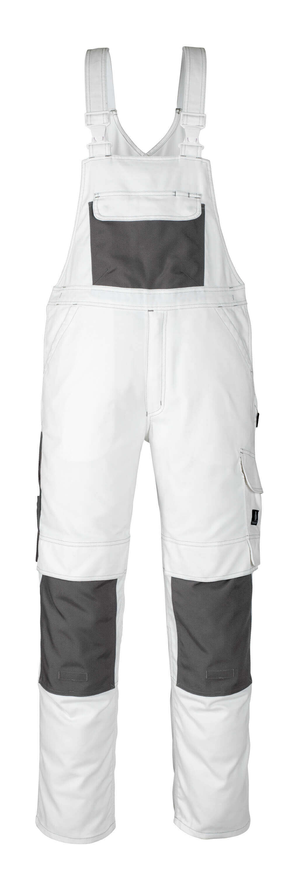 MASCOT HARDWEAR Latzhose mit Knietaschen - Weiß