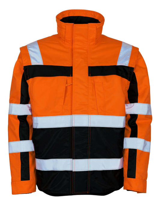 MASCOT SAFE COMPETE Winterjacke - Hi-vis Orange/Marine