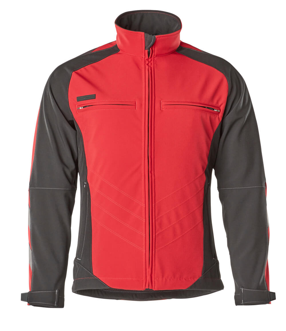 MASCOT UNIQUE Softshell Jacke - Rot/Schwarz