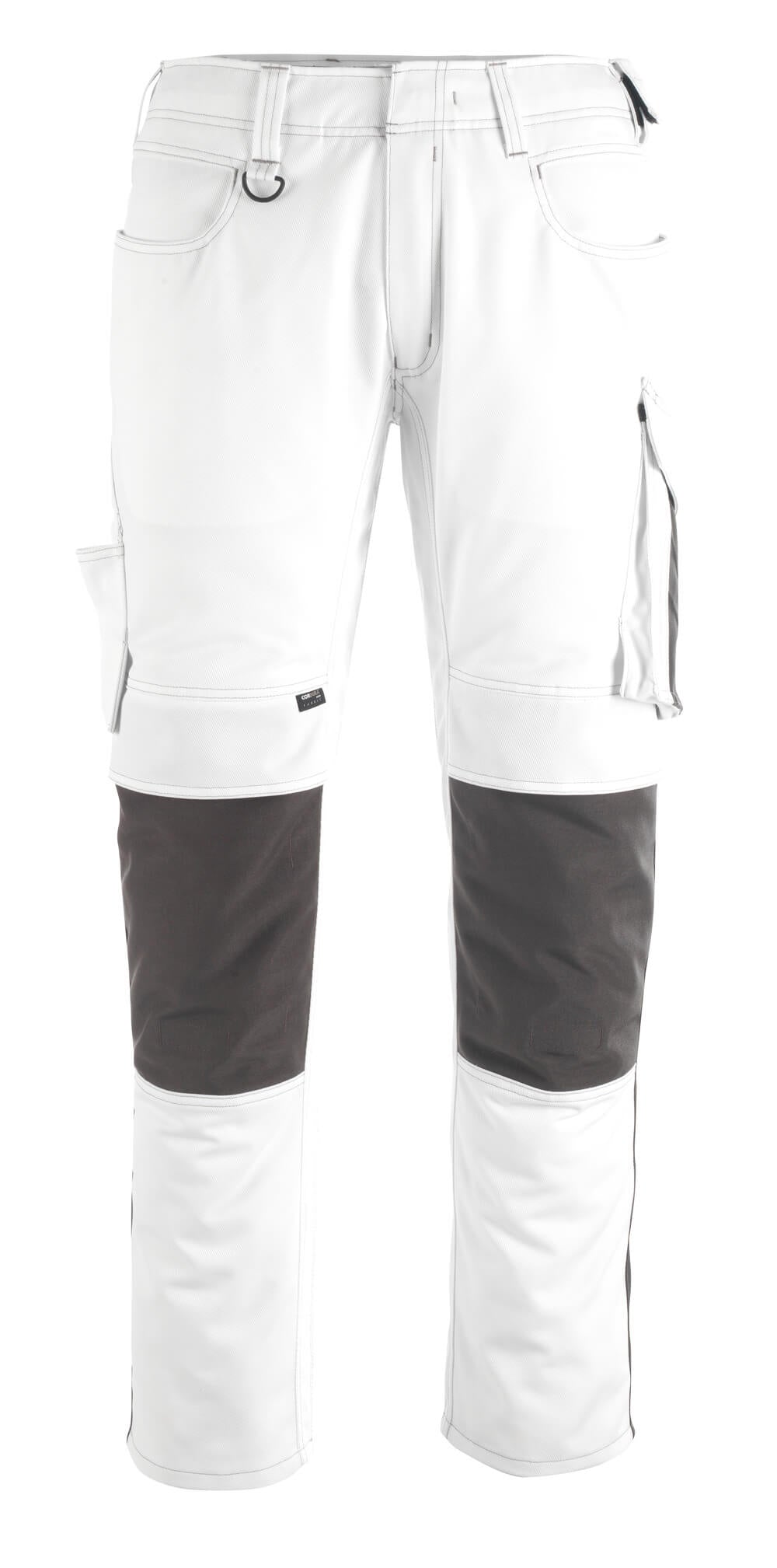MASCOT UNIQUE Hose mit Knietaschen - Weiß/Dunkelanthrazit