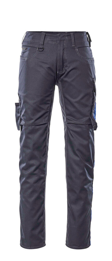 MASCOT UNIQUE Hose mit Schenkeltaschen - Schwarzblau/Kornblau